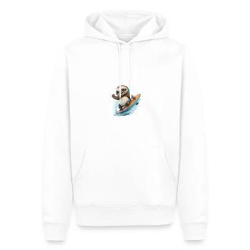 Mir reichts ich geh Surfen Windsurfer Spruch - Männer Premium Bio Hoodie - Weiß - Vorne - Nico (187cm)