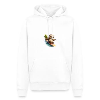 Mir reichts ich geh Surfen Windsurfer Spruch - Männer Premium Bio Hoodie - Weiß - Vorne - Nico (187cm)