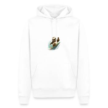Mir reichts ich geh Surfen Windsurfer Spruch - Männer Premium Bio Hoodie - Weiß - Vorne - Nico (187cm)
