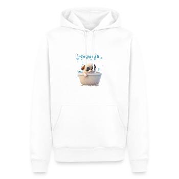 Funny Dog Motif Pet Dog Lingerie - Sweat à capuche Premium bio Homme - blanc - Devant - Nico (187cm)