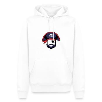 Carnival Pirate Costume - Men’s Premium Organic Hoodie - white - Front - Nico (187cm)