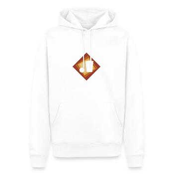 Beerpong Party Bierflasche - Männer Premium Bio Hoodie - Weiß - Vorne - Nico (187cm)
