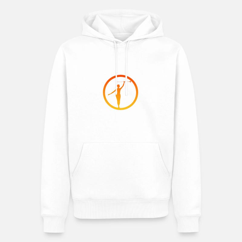 Danser, virevolter, danser - Sweat à capuche Premium bio Homme - blanc