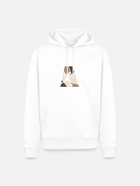 Beach Soccer Beach Soccer Fußball - Männer Premium Bio Hoodie - Weiß