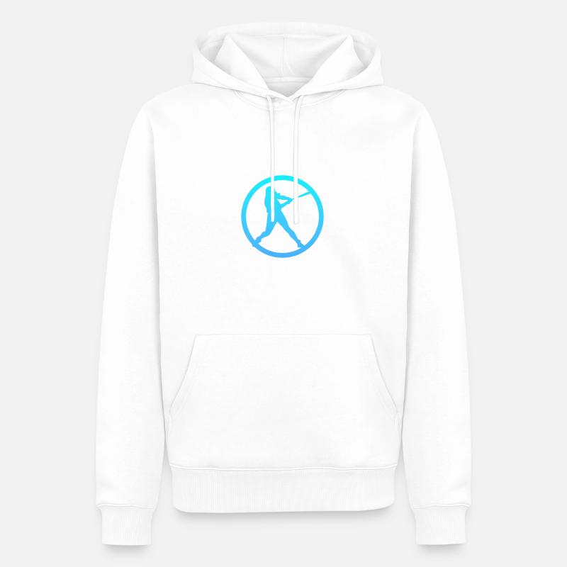 Pitcher Pitcher Softball - Männer Premium Bio Hoodie - Weiß