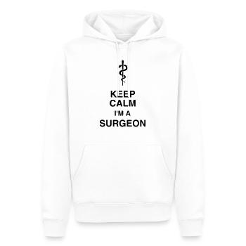 Arzt / Medizin / Chirurg / Chirurgie - Männer Premium Bio Hoodie - Weiß - Vorne - Nico (187cm)