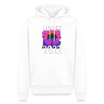 Lloret De Mar 2022 - Männer Premium Bio Hoodie - Weiß - Vorne - Nico (187cm)