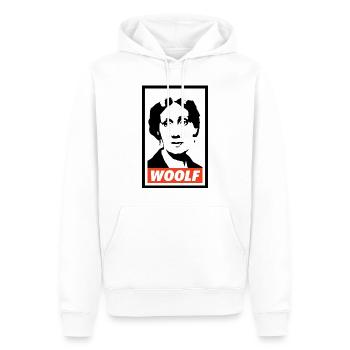 Virginia Woolf - Männer Premium Bio Hoodie - Weiß - Vorne - Nico (187cm)