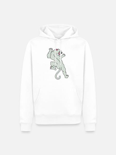 panthers 02 - Men’s Premium Organic Hoodie - white