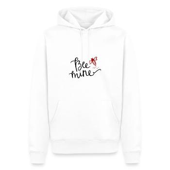 Romantic Valentine's Day Designs Give Love - Men’s Premium Organic Hoodie - white - Front - Nico (187cm)