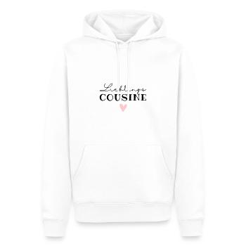 Lieblingscousine / beste Cousine / Cousinenliebe - Männer Premium Bio Hoodie - Weiß - Vorne - Nico (187cm)
