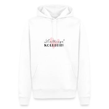 Lieblingskollegin / Beste kollegin Arbeitkollegin - Männer Premium Bio Hoodie - Weiß - Vorne - Nico (187cm)