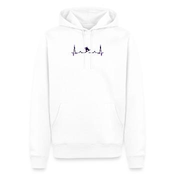 Snowboarding Snowboard fahren Snowboarder Geschenk - Männer Premium Bio Hoodie - Weiß - Vorne - Nico (187cm)