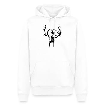 Rune Symbol Geschenk Ornament ethnisch Spirit Art - Männer Premium Bio Hoodie - Weiß - Vorne - Nico (187cm)