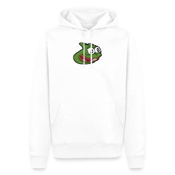 pepega - Men’s Premium Organic Hoodie - white - Front - Nico (187cm)