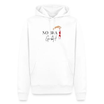 No Bra GmbH witziges Motiv Jungesellinen Abschied - Männer Premium Bio Hoodie - Weiß - Vorne - Nico (187cm)