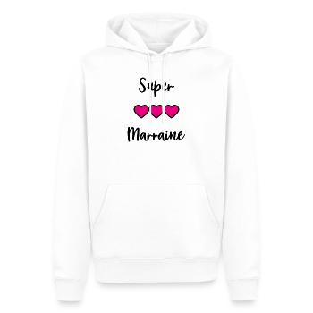 PATIN. TANTE. TATA. MAMA. MUTTERTAG - Männer Premium Bio Hoodie - Weiß - Vorne - Nico (187cm)