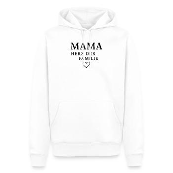 Mama - Männer Premium Bio Hoodie - Weiß - Vorne - Nico (187cm)