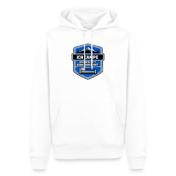 Motorhome Camping - Men’s Premium Organic Hoodie - white - Front - Nico (187cm)