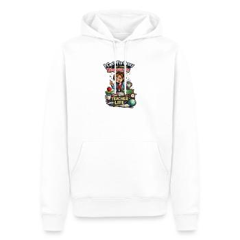 Funny Teacher I Can Diagnose It - Men’s Premium Organic Hoodie - white - Front - Nico (187cm)