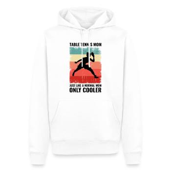 Tischtennis Tischtennis Mama Mütter Tag Vintage - Männer Premium Bio Hoodie - Weiß - Vorne - Nico (187cm)