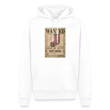 Eine verlorene Socke - Männer Premium Bio Hoodie - Weiß - Vorne - Nico (187cm)