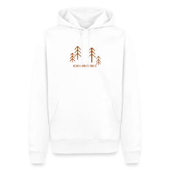 Home is where the resin is - Men’s Premium Organic Hoodie - white - Front - Nico (187cm)