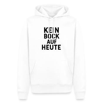 Kein Bock auf Heute - Männer Premium Bio Hoodie - Weiß - Vorne - Nico (187cm)