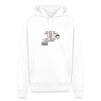 Coding Love - Männer Premium Bio Hoodie - Weiß - Vorne - Nico (187cm)