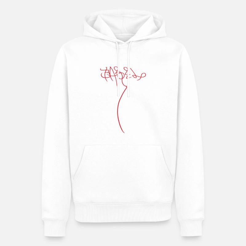Sweat à capuche Basel - Sweat à capuche Premium bio Homme - blanc