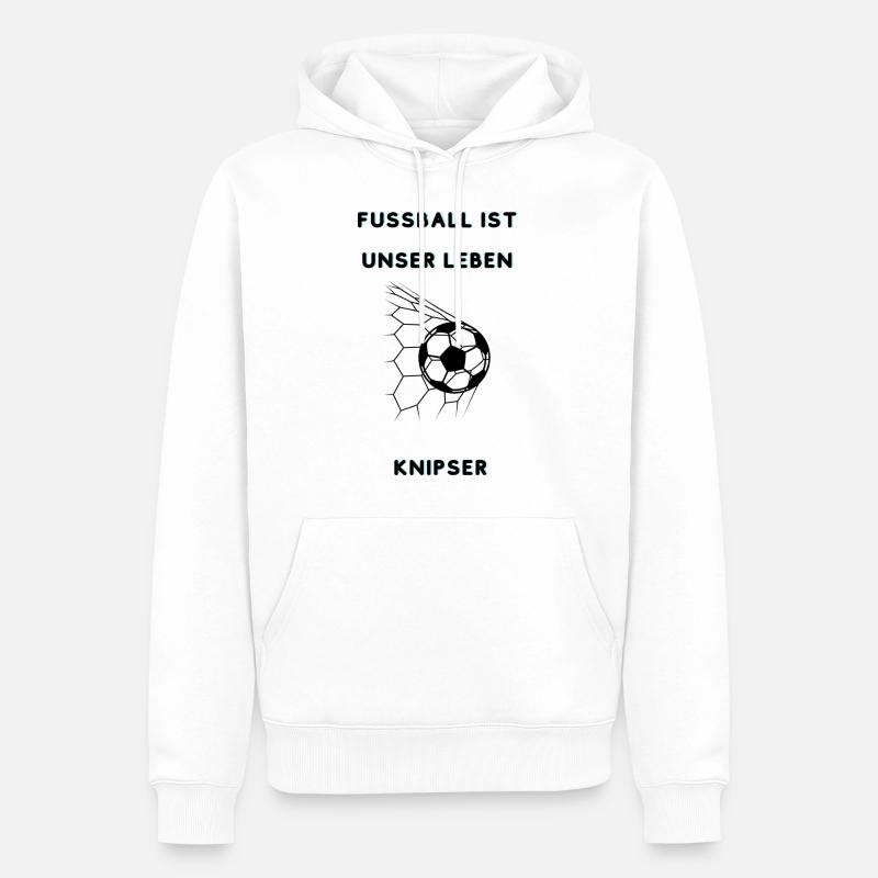 Knipser - Männer Premium Bio Hoodie - Weiß