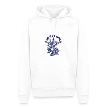 Vieux mais en or Jouez au basket-ball jamais trop vieux - Sweat à capuche Premium bio Homme - blanc - Devant - Nico (187cm)