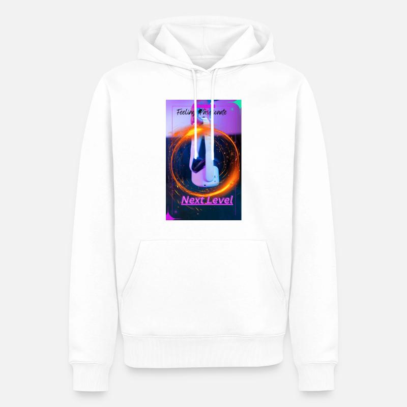 H.L - Männer Premium Bio Hoodie - Weiß