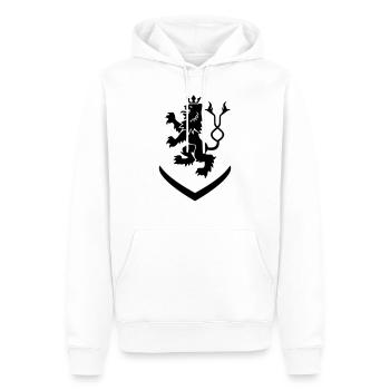 Český Lev štít erb znak čes Wappen 01 - Männer Premium Bio Hoodie - Weiß - Vorne - Nico (187cm)