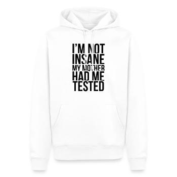 big bang - Männer Premium Bio Hoodie - Weiß - Vorne - Nico (187cm)