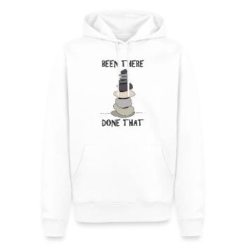 Steinmännchen Steinmänner Steinmandl Steinmann - Men’s Premium Organic Hoodie - white - Front - Nico (187cm)