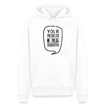 geek awkward cool christmas present funny quote - Männer Premium Bio Hoodie - Weiß - Vorne - Nico (187cm)