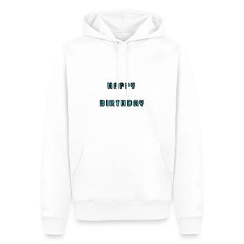 ALLES GUTE ZUM GEBURTSTAG. JAHRESTAG - Männer Premium Bio Hoodie - Weiß - Vorne - Nico (187cm)