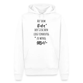 Glitter Fairy Dust Unicorn Confetti Saying Gift - Men’s Premium Organic Hoodie - white - Front - Nico (187cm)