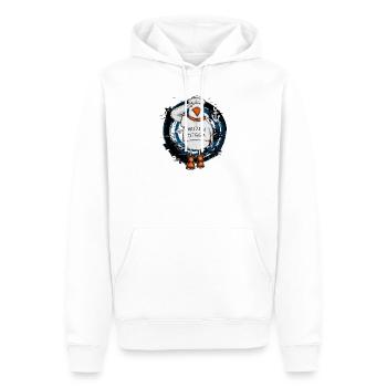 Moin Digga Allemagne du Nord, cadeau bas allemand - Sweat à capuche Premium bio Homme - blanc - Devant - Nico (187cm)