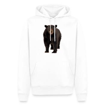 Brown bear - Men’s Premium Organic Hoodie - white - Front - Nico (187cm)