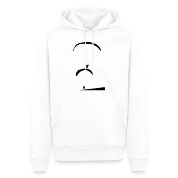 zwei paraglider - Männer Premium Bio Hoodie - Weiß - Vorne - Nico (187cm)