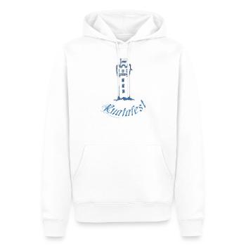 Ravensburg Rutenfest - Männer Premium Bio Hoodie - Weiß - Vorne - Nico (187cm)