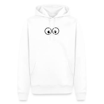 Eye duo in comic style - Men’s Premium Organic Hoodie - white - Front - Nico (187cm)