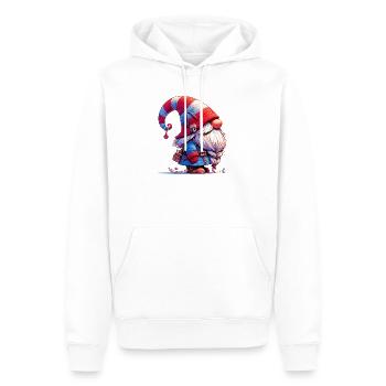 Gnome Goblin Elf - Men’s Premium Organic Hoodie - white - Front - Nico (187cm)