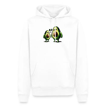 Avocouple, das alles zusammenhält - Männer Premium Bio Hoodie - Weiß - Vorne - Nico (187cm)
