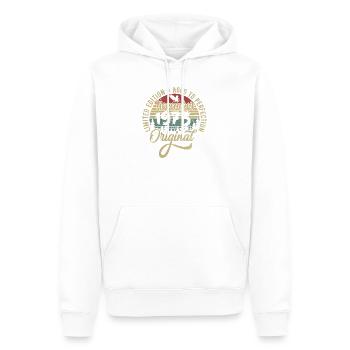 November 1973 Geschenk zum Jahrestag November 1973 - Männer Premium Bio Hoodie - Weiß - Vorne - Nico (187cm)