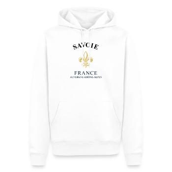 Savoie France Frankreich - Männer Premium Bio Hoodie - Weiß - Vorne - Nico (187cm)