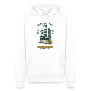 On va déballer le pack d’extension Build Collecter - Sweat à capuche Premium bio Homme - blanc - Devant - Nico (187cm)