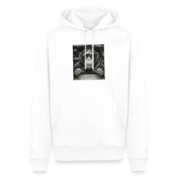 Blitzer Falle Affe Auto Fahrer - Männer Premium Bio Hoodie - Weiß - Vorne - Nico (187cm)